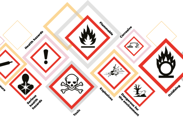 آشنایی با علائم خطر مواد شیمیایی